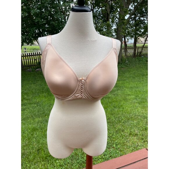 Parfait Lace-Up Beige Underwire Bra 38DD - Picture 1 of 10